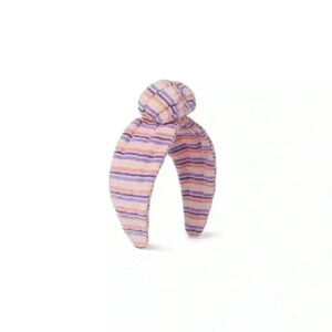 NWT Janie and Jack Bright Violet Stripe STRIPED TERRY KNOT HEADBAND one size